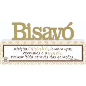 MADEIRINHA BISAVÓ...DOURADO 12X18,5