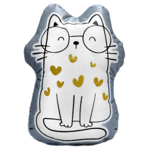 ALMOFADA GATO CORAÇÃO... PET CORAÇÃO 1 36X27