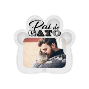 PORTA-RETRATO PATA PAI DE GATO 19,5X20