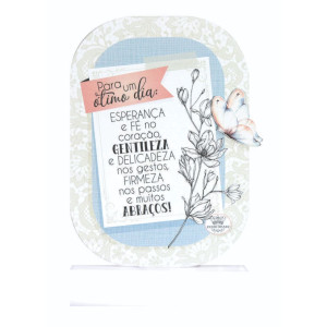 MADEIRINHA PARA UM ÓTIMO DIA..20X12