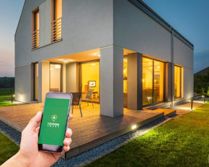 Smart painel led taschibra wifi led 18W quadrado embutir CCT 15140147