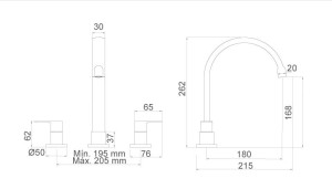 Misturador Lavatório de Mesa - Bica Alta 1877 C98 - 
