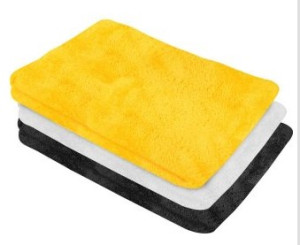 Toalha de microfibra, 60 cm x 40 cm, 500 g/m² (gsm), extramacia, jogo com 3 peças, VONDER - 