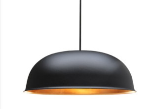 Pendente Taschibra black festival 1XE27 preto fosco + cobre 0211026035