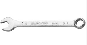 Chave Combinada 14 mm Tramontina Basic com Corpo em Aço Especial Cromado - 