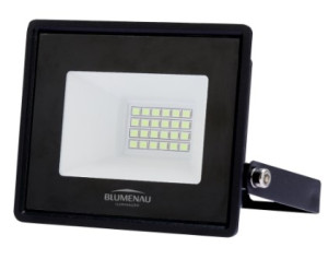 Refletor LED Tech Alumínio 30W Luz Decorativa Verde - Preto - 
