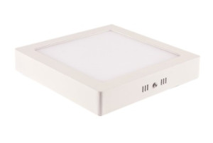 Painel LED Sobrepor Quadrado Alumínio 18W 6.500K - Branco
