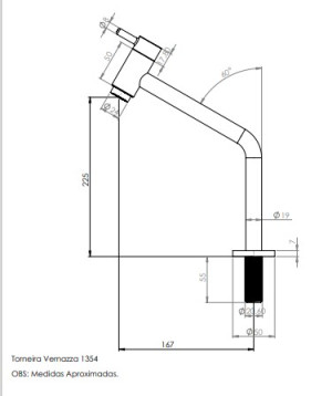 Torneira Pevilon vernazza copper 101354 C28 rose gold  - 