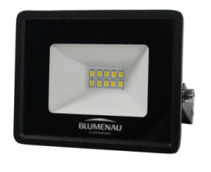 Refletor LED Tech Alumínio 10W 6.500K - Preto - 