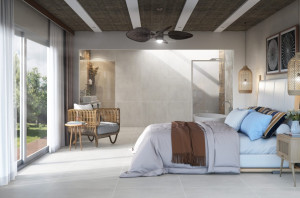 Porcelanato embramaco 62 X 122 gran carbon off white 60571 acetinado 