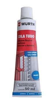 Cola Tudo Branco 50ml - Wurth 