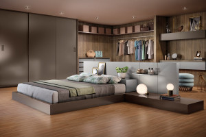 Piso Laminado Clicado Eucafloor Evidence Nogueira Málaga - 2,36 m² por Caixa
 - 