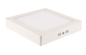 Painel LED Sobrepor Quadrado Alumínio 12W 6.500K - Branco