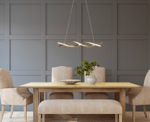 Pendente Taschibra paris 3000K 18W ouro fosco 15050989 - 