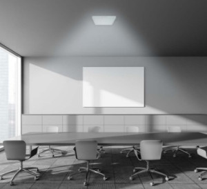 Painel LED Sobrepor Quadrado Alumínio 24W 6.500K - Branco