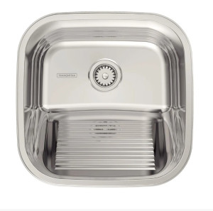 Tanque tramontina encaixe inox 40x40x22 po 94403/407