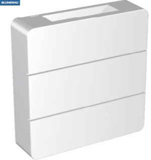 Arandela LED Clean Aletada 6W 3.000K - Branco - 