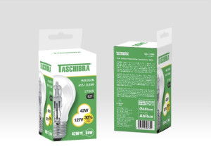 Lâmpada halogena Taschibra a55 42w 11060109  Lâmpada halogena Taschibra a55 42w 11060109