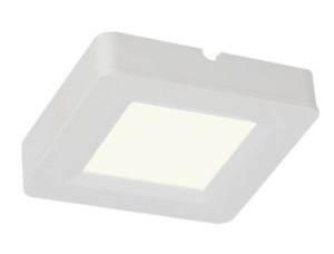 Luminária LED Cabinet Quadrado 2W 3.000K - Branco - 