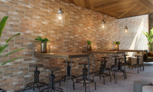 Piso Embramaco 33X60 brick ingles red art 58972 /2,34m² pr cx  - 