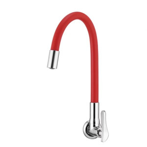 Torneira Lorenzetti Multiuso de Parede Vermelha - Bica Flexível 1178 R27 - 