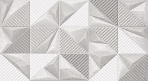 Piso Embramaco 33X60 unique gray satiny rt 57605 