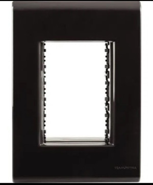 Placa 3 Postos 4x2 Tramontina Liz Grafite
 57106048