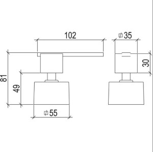 Acabamento Lorenzetti para Registro de Gaveta E Pressão de 1