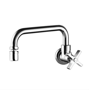 Torneira para Cozinha de Parede Bica Móvel 