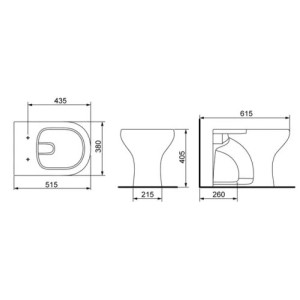 Bacia Lorenzetti Convencional Luna Branca BC-41 - 