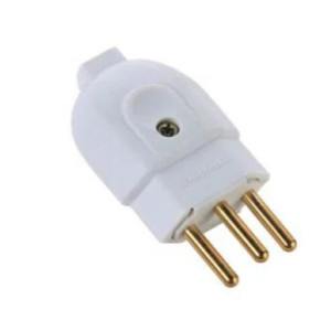 Plugue Macho 2P+T 20 A 250 V Tramontina Branco
57402007 - 