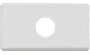 Módulo Tampo com 1 Furo 9,5 mm Tramontina Branco
57115092 - 