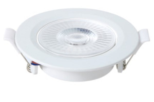 Spot LED Embutir Redondo 8W 3.000K - Branco - Blumenau  - 