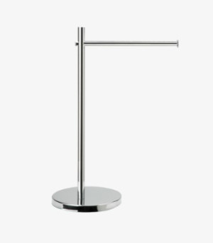 Porta toalha jackwal de bancada flat cromado  - 