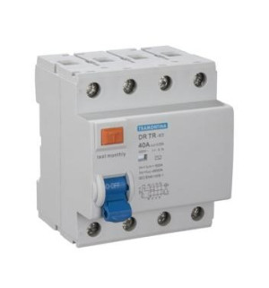 Interruptor 4 Polos Tramontina TDR-63 63A 30mA 6KA 5801407 - 