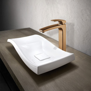 Misturador Monocomando Lorenzetti Lorenlive 2877 R89 De Bancada Rose Gold - 