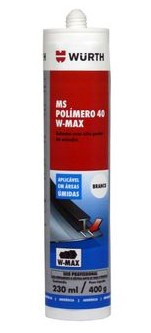 Adesivo Selante MS Polímero 40 W-Max Branco 400g -