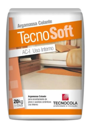 Argamassa Colante Interno Tecnosoft 20kg TECNOCOLA  Argamassa Colante Interno Tecnosoft 20kg TECNOCOLA