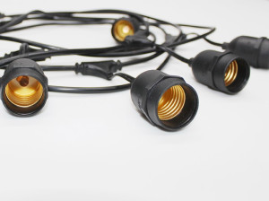 Cordão taschibra cipro c/8 soquetes e27 1302004003