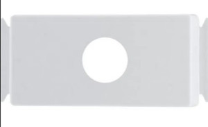 Tampo com 1 Furo 9,5 mm Tramontina Aria Branco  57217092 - 