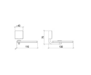 Saboneteira Lorenzetti Lorensquare de Vidro Parede 2010 C67 
