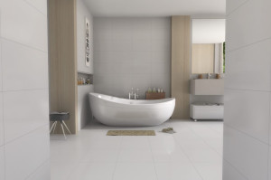 Piso Embramaco 33X60 white absolute 53500 /2,43 m2 por cx - 