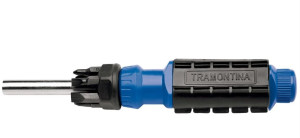 Chave de Fenda com Ponteiras Tramontina Basic para Uso Doméstico 7 Peças - 