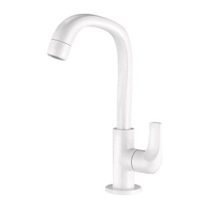 Torneira Lavatório Fitt de Mesa 1195 F61 Lorenzetti - Branca - 