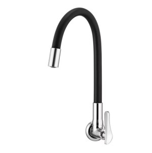 Torneira Parede Flexível Lorenzetti 1177 B 27 Flex Black - 