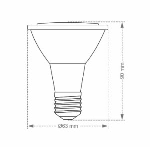 Lâmpada Led Taschibra par 20 IP 65 6W VERDE E27 11080324 Lâmpada Led Taschibra par 20 IP 65 6W VERDE E27 11080324