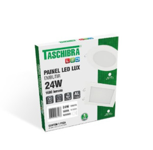Painel led Taschibra lux embutir 24W 30CM 6500K 15090182