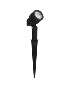 Espeto de jardim Taschibra noir led mr11 3w 3000K  15100074 - 