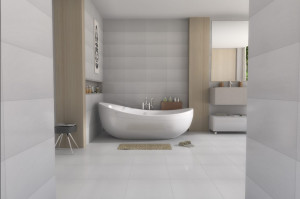 Piso Embramaco 33X60 deluxe white 5764 retificado  - 