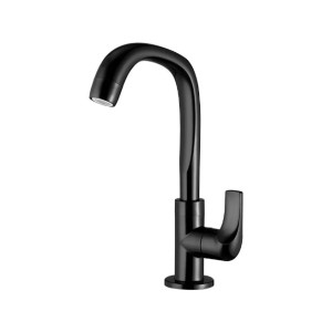 Torneira Lavatório Fitt de Mesa 1195 F61 Lorenzetti - Preta - 